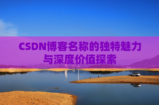 CSDN博客名称的独特魅力与深度价值探索